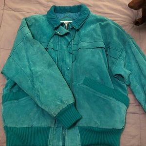 VINTAGE Outerbound Leather Bomber Jacket